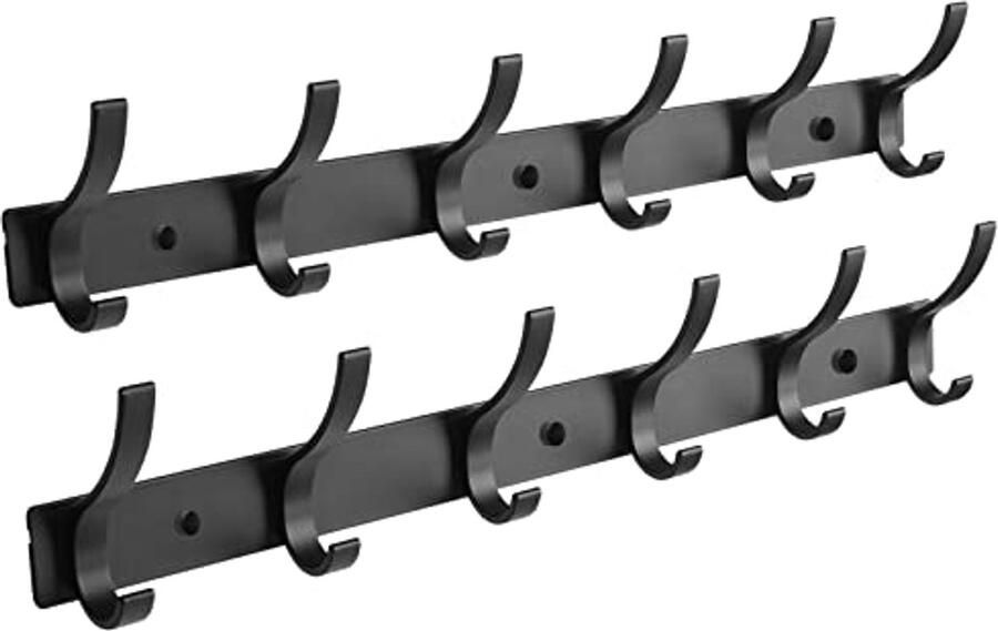 Kapstok Wandbevestiging 2 Stuks Muurhaken voor Hoeden Handdoeken en Kleding