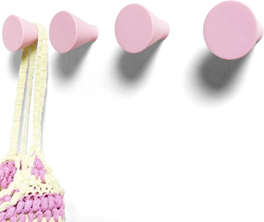 Kapstok wandkapstok muurkapstokhaken design kinderkamer kledinghaak kinderkapstok-haakjes wandhaken badkamer hal slaapkamer kinderkamer ROZE