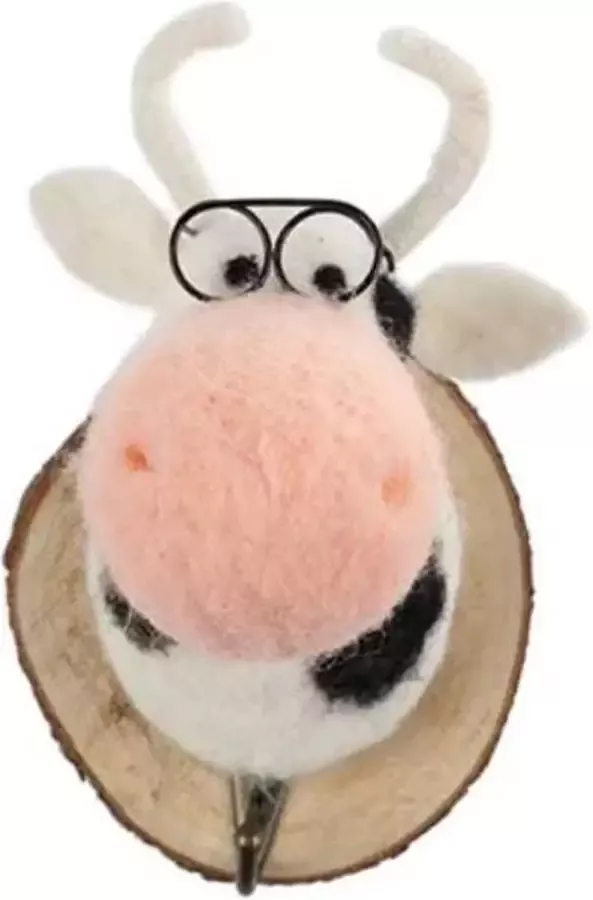 Kapstokhaak Koe Mr. vilt muurhaak ophanghaak hanger