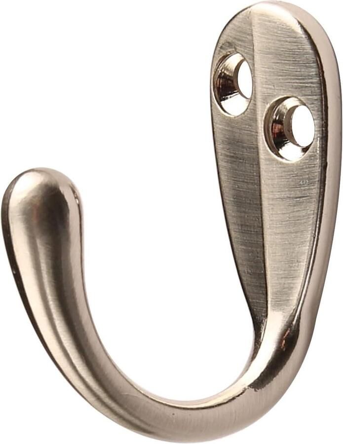 Kapstokhaak Wandgemonteerde Haken Heavy Duty 6 stuks Satijn Nikkel