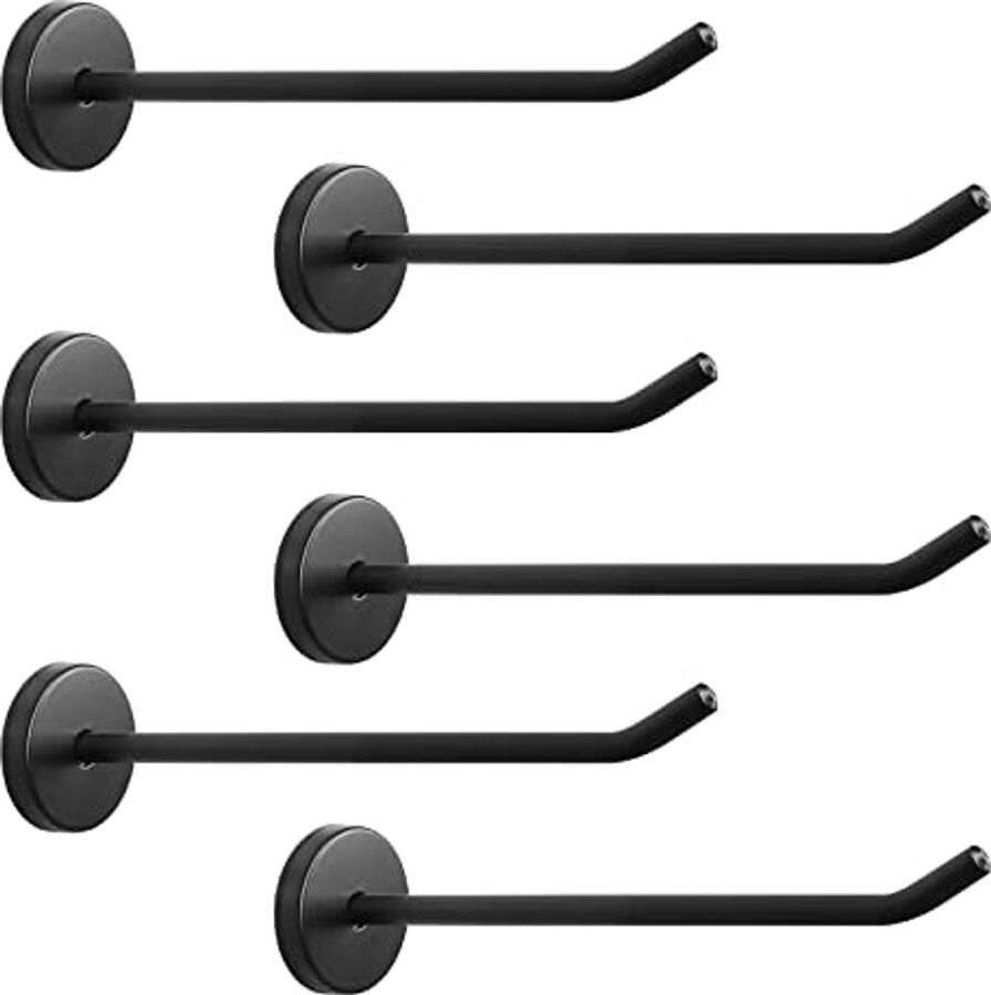 Kapstokhaken Roestvrijstalen Wandhaken voor Badhanddoeken Hoeden en Gewaden 6 Stuks 6 Inch