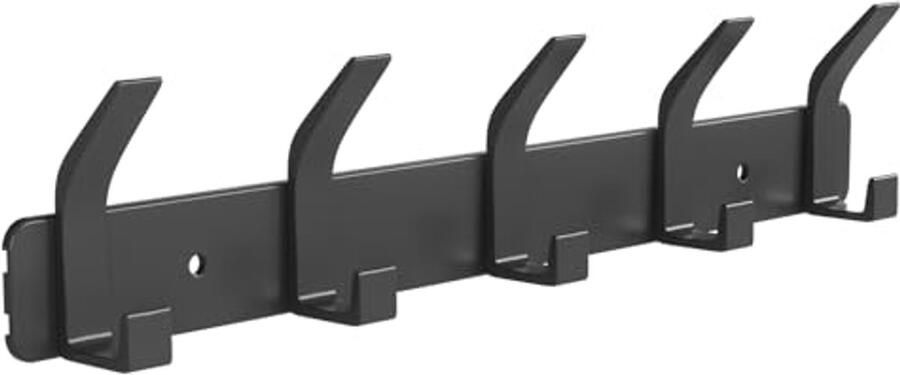 Kapstokhaken voor wandmontage met 5 haken Ruimtebesparende deurhangers voor jassen en kleding