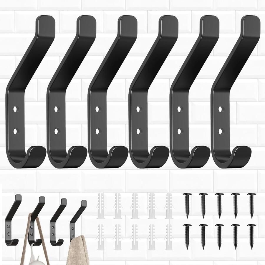 Kapstokhaken -wandhaken-Double Wardrobe Hooks