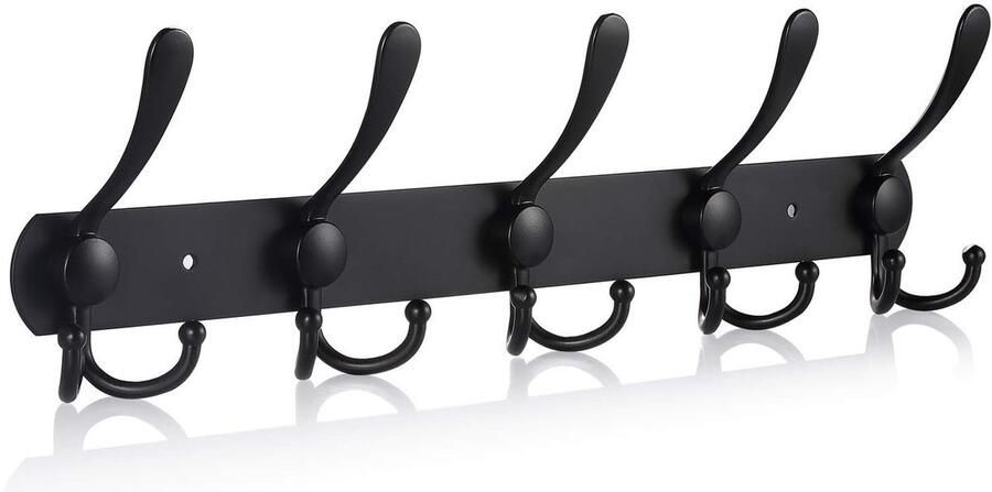 Kapstokhaken -wandhaken-Mounted Coat Rack in Stainless Steel