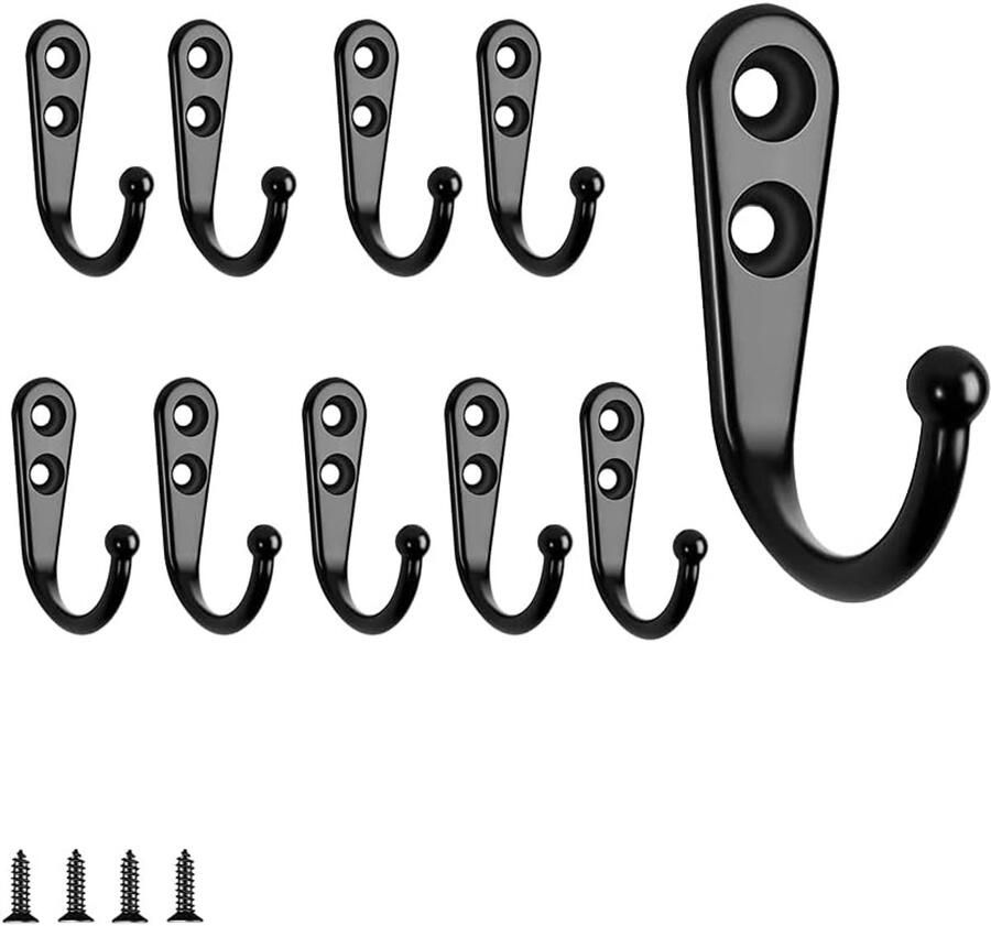 Kapstokhaken -wandhaken- wall hooks- black