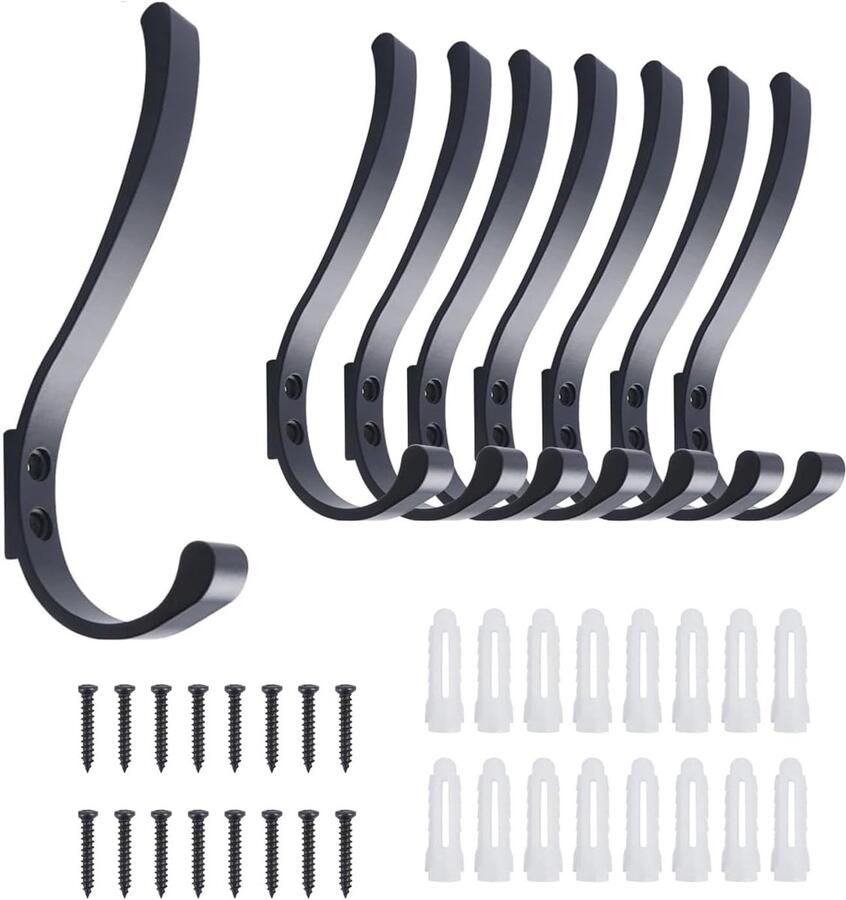Kapstokhaken -wandhaken -Wall Hooks for Screw