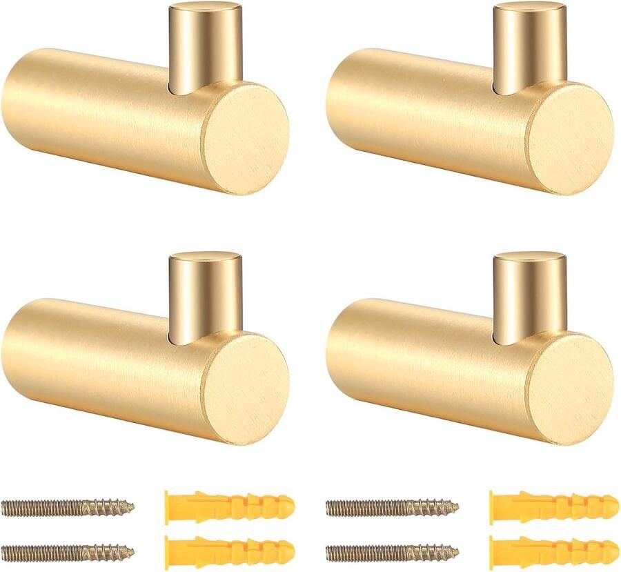 Kapstokhaken -wandhaken -Wall Hooks Gold