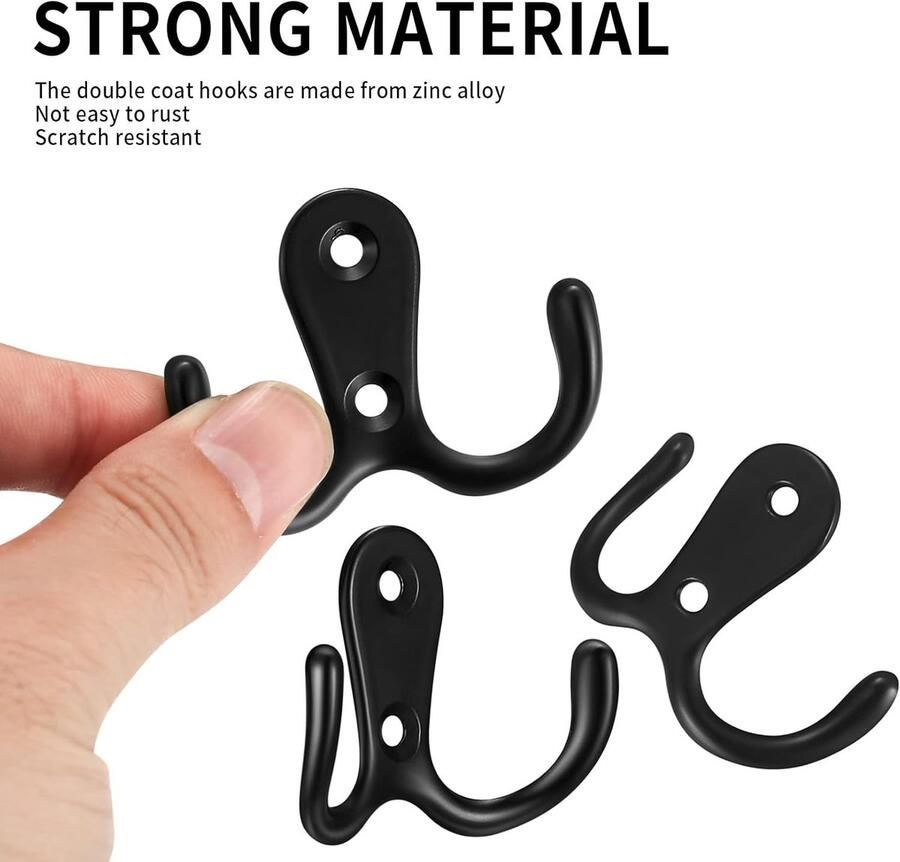 Kapstokhaken -wandhaken-Wall Hooks with Screws