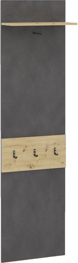 Kapstokpaneel Danube Artisan Eiken Matera N Breedte 5 cm Diepte 2.3 cm Hoogte 18.8 cm