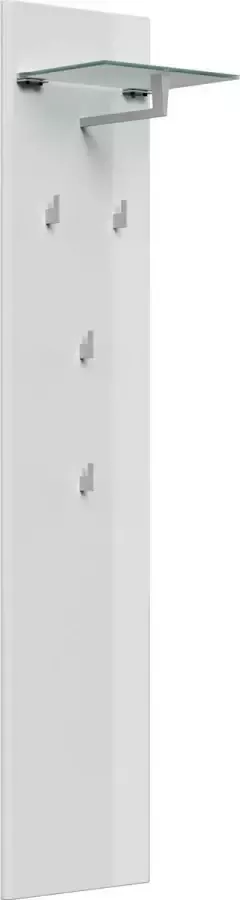 Kapstokpaneel Joar Hoogglans Wit 35x160 cm
