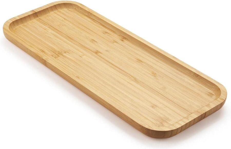 Kaptafel aanrecht toilet tank top lade van bamboe voor organiseren en decor display 36 x 15 x 2 cm