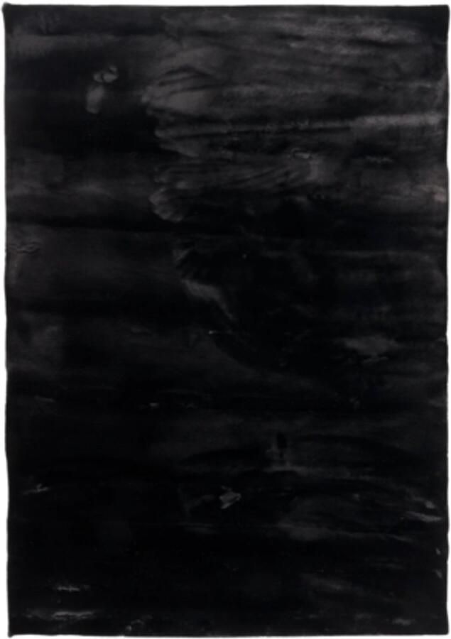 Karpi vloerkleed Plush zwart 60 x 90 cm