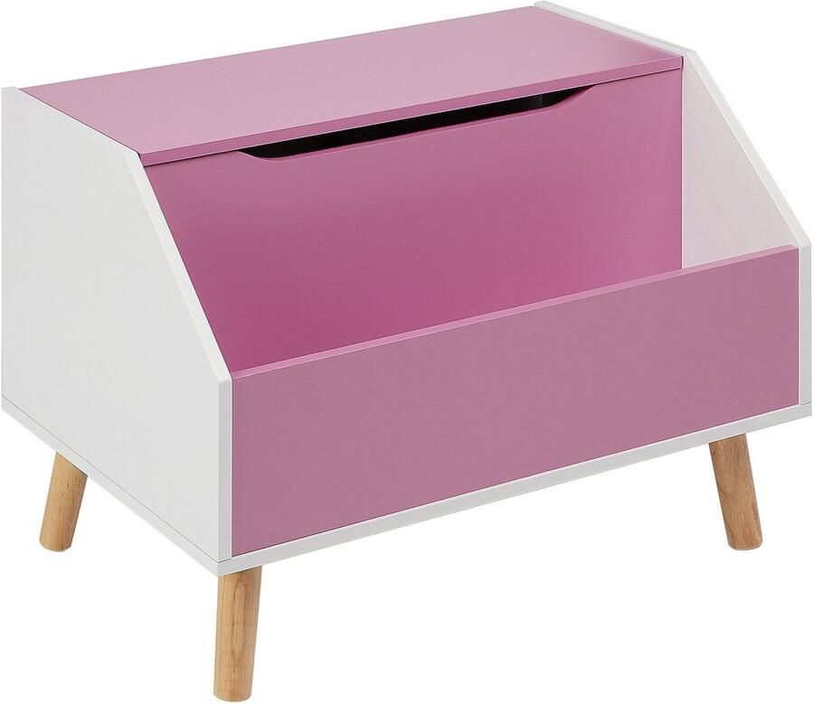Beliani CASPER Opbergdoos Roze MDF