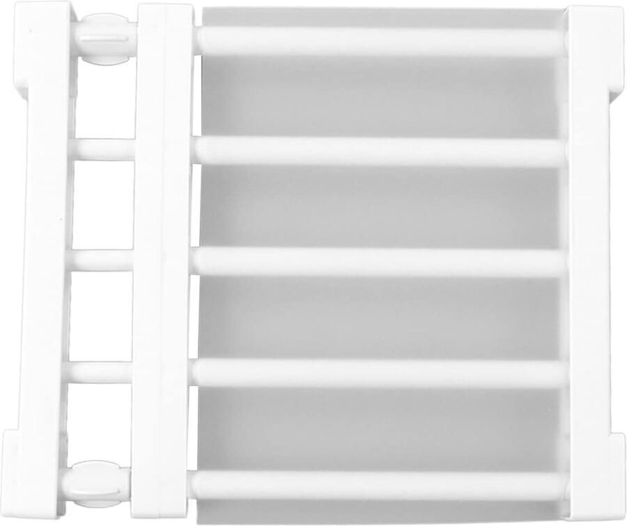 Kast Spanplank Staaf Uitbreidbaar Metalen Opbergrek Verstelbare Kast Spanplank Kast Organizer DIY Divider Separator Planken voor Garderobe Kast Keuken (30-40cm