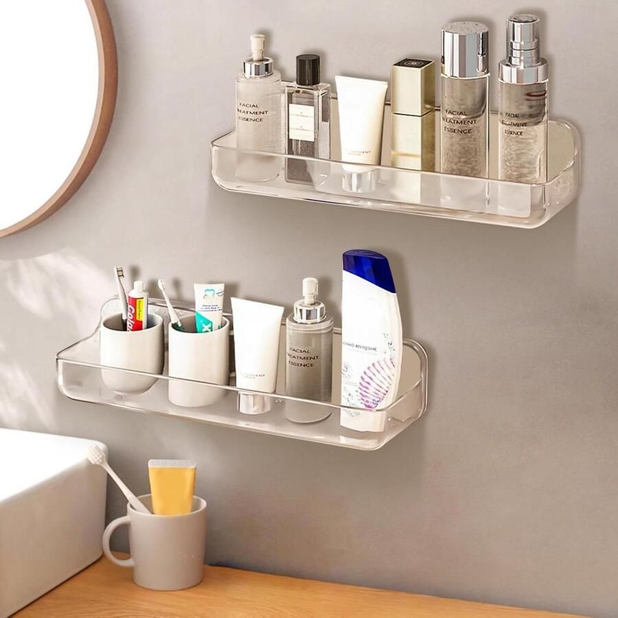 Kastdeur Organisator Acryl Zelfklevend Opslagoplossing 2 stuks Doorzichtige Acryl Groot