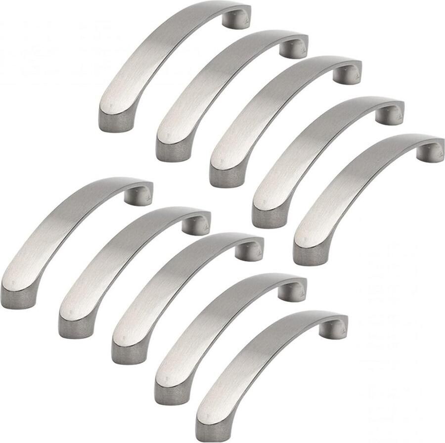 Kastdeurgreep Roestvrij Staal 10 Stuks 128 160 mm Keukenkast Deurknop Handvat Lade Kledingkast Handvat Meubelbeslag Handgrepen voor Meubels