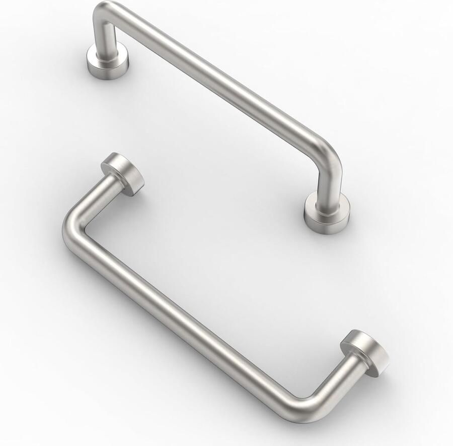 Kastgrepen 10 stuks geborsteld satijn nikkel meubelgreep