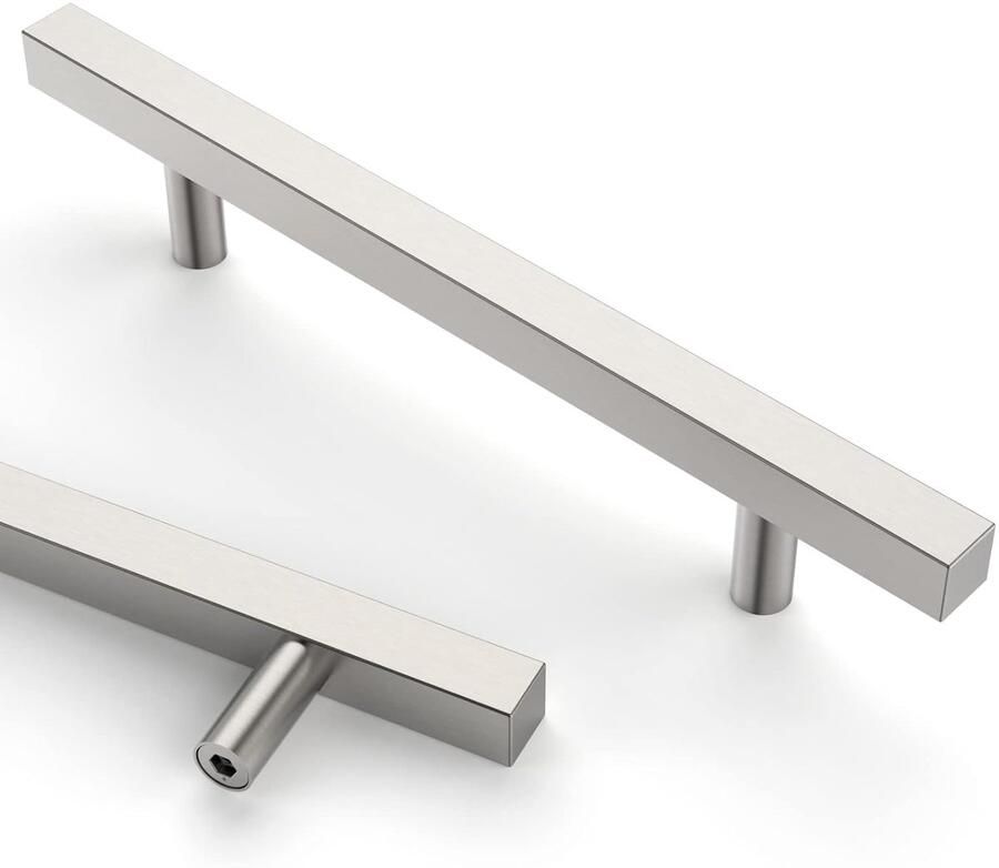 Kastgrepen 128 mm 10 stuks Zilverkleurig Roestvrij staal