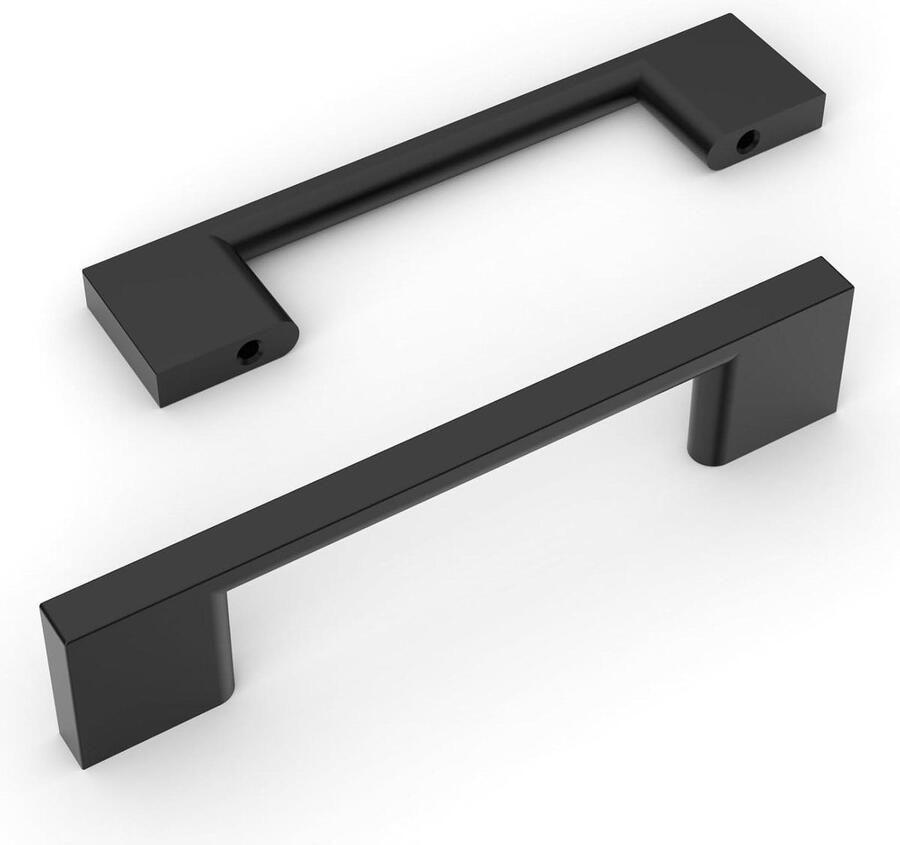 Kastgrepen gatafstand 96 mm voor keukenkasten set van 10 meubelgrepen keukengrepen handgrepen meubels zwart EU0035