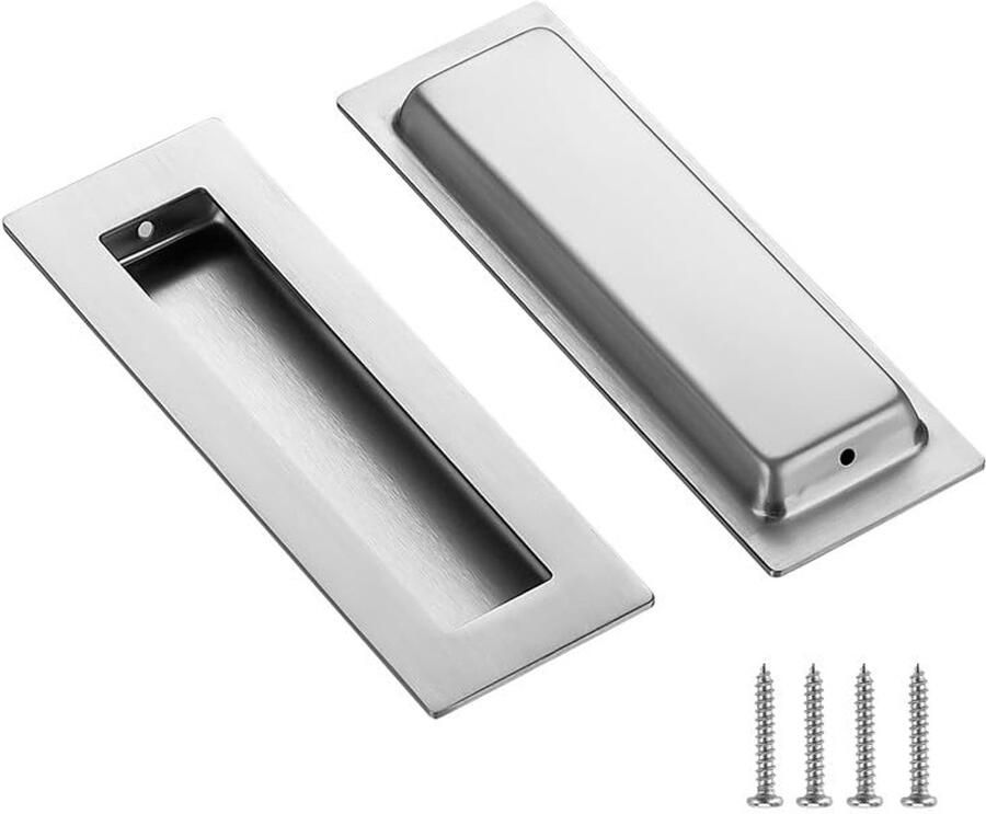 Kastgrepen geborsteld nikkel handgrepen voor keukenkasten 2 stuks