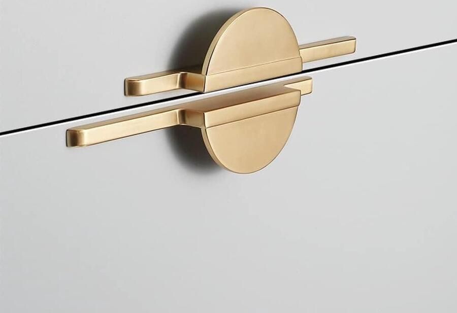 Kastgrepen goud 2 stuks keukenkastgrepen 64 mm gatafstand meubelgrepen zinklegering keukenkasten commode kast