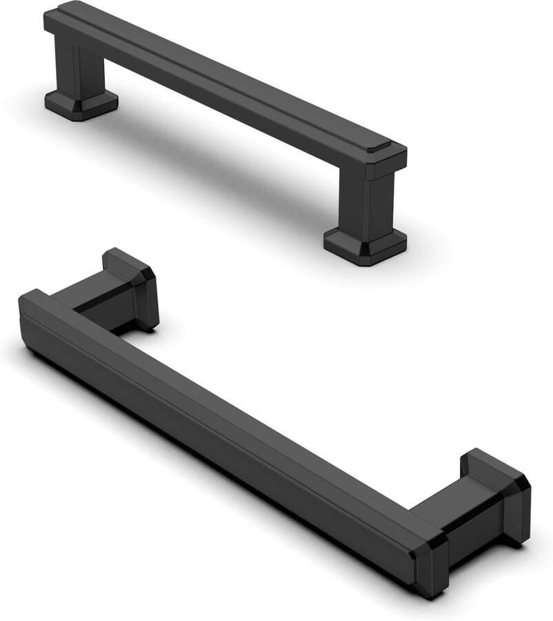 Kastgrepen Mat Zwart Meubelgrepen 10 Stuks Zinklegering