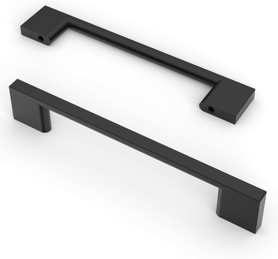 Kastgrepen Meubelgrepen 10 stuks Zwart