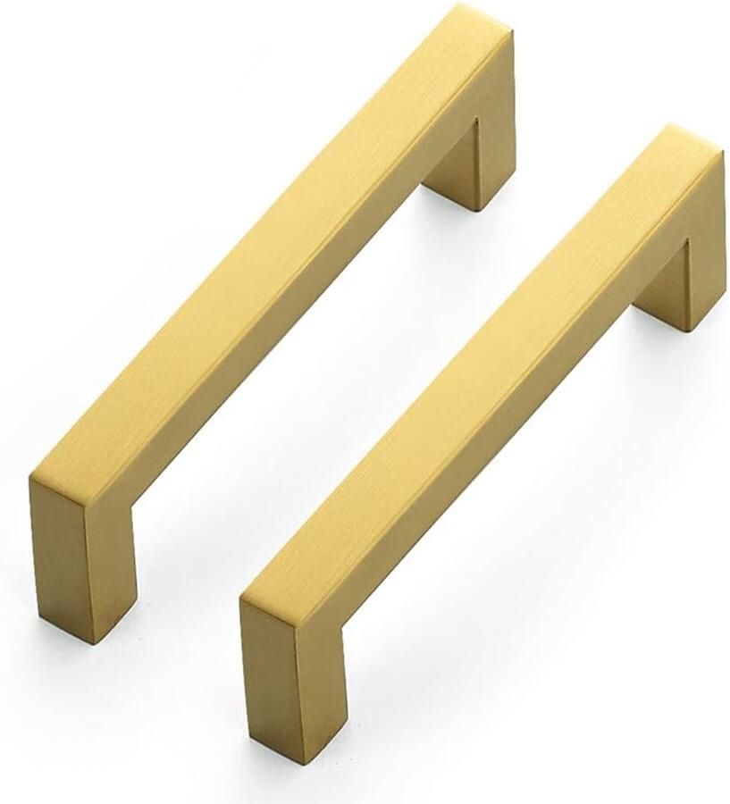 Kastgrepen meubelgrepen voor keukenkasten 20 stuks goudkleurig roestvrij staal