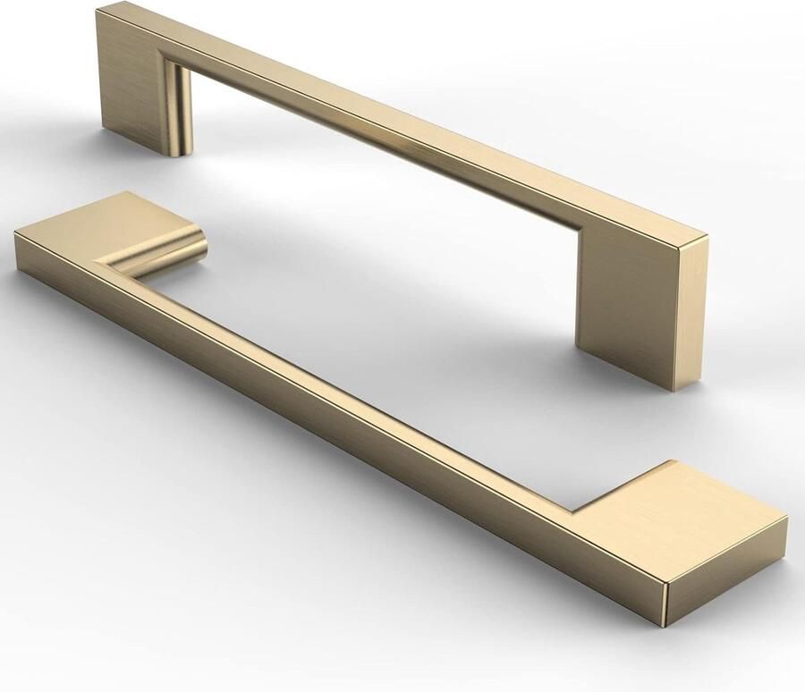 Kasthandgrepen geborsteld rvs 10 stuks 128 mm