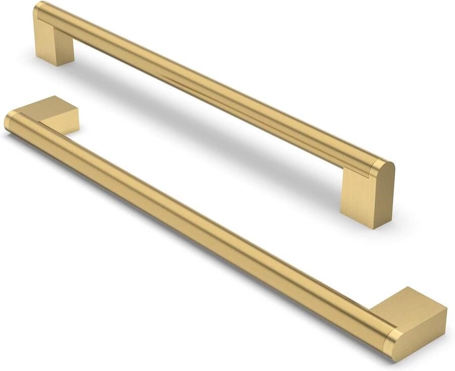 Kasthandgrepen Roestvrijstalen Deurgrepen 10 Stuks Geborsteld Messing