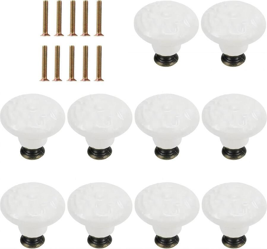 Kastknoppen Garderobe Deur Pull Handvat Ronde Kast Knoppen Meubels Decoratieve Draw Handgrepen Keramisch Vintage Stijl kastknoppen kinderkamer