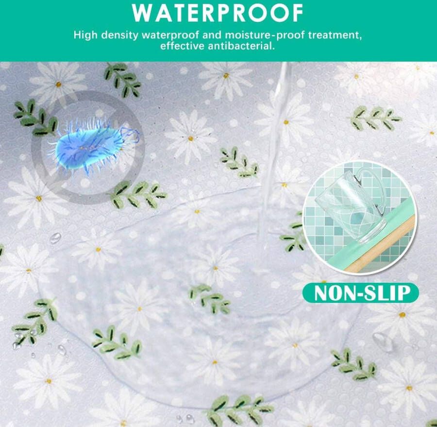 Kastpapier keuken ladebekleding antislipmat schuifladen niet-klevend lade-inleg voor planken kasten laden koelkast thuis kantoor (30 x 300 cm transparant)