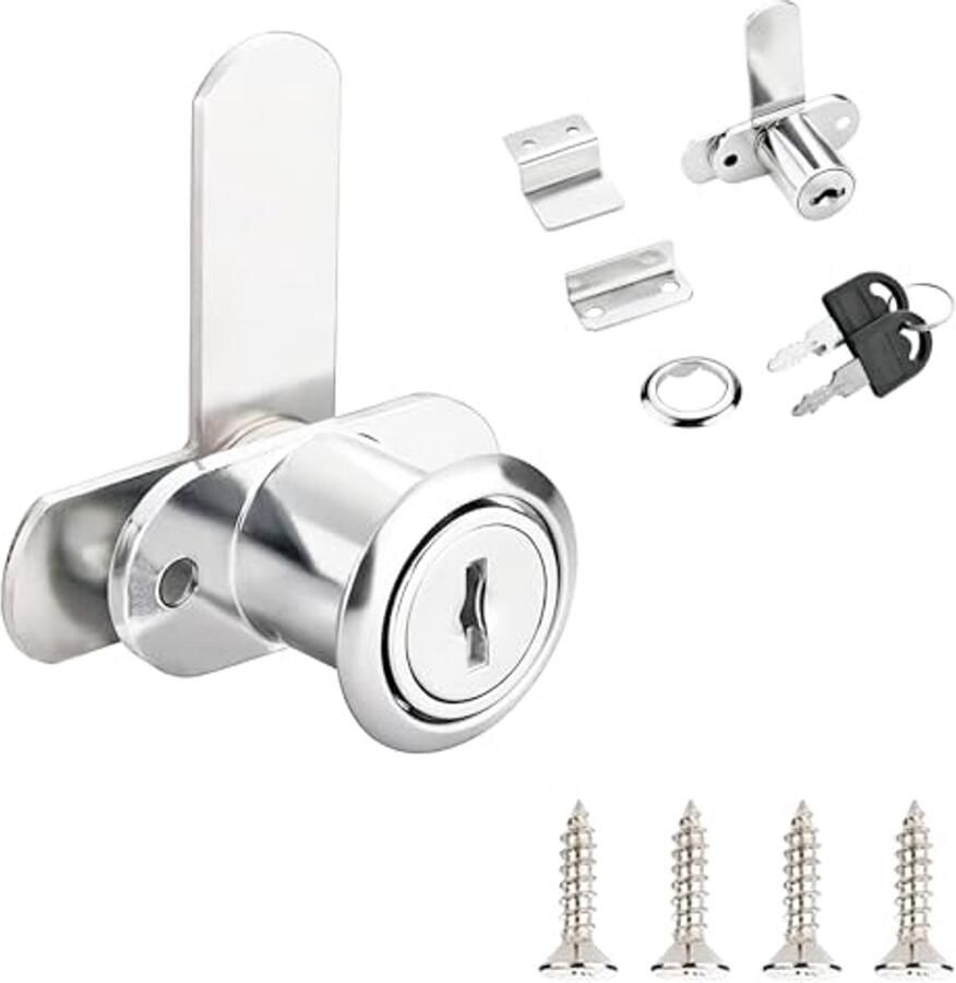 Kastslot voor Brievenbus en Meubels Ladeslot met Sleutel voor Bureaus en Archiefkasten