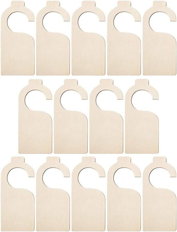 Kastverdelers voor babykleding 14 stuks van 8 x 18 cm Houten scheidingswanden voor kledingkasten Hangende organizers voor kinderkamerdecoratie