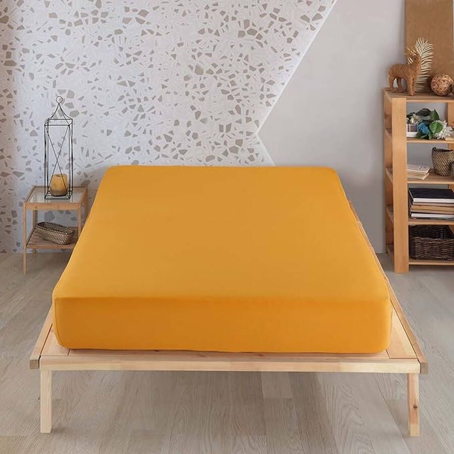 Katoenen hoeslaken Hoogwaardige Kwaliteit Topper Matras Hoeslaken Topper Mattress Fitted Sheet 180x200 cm