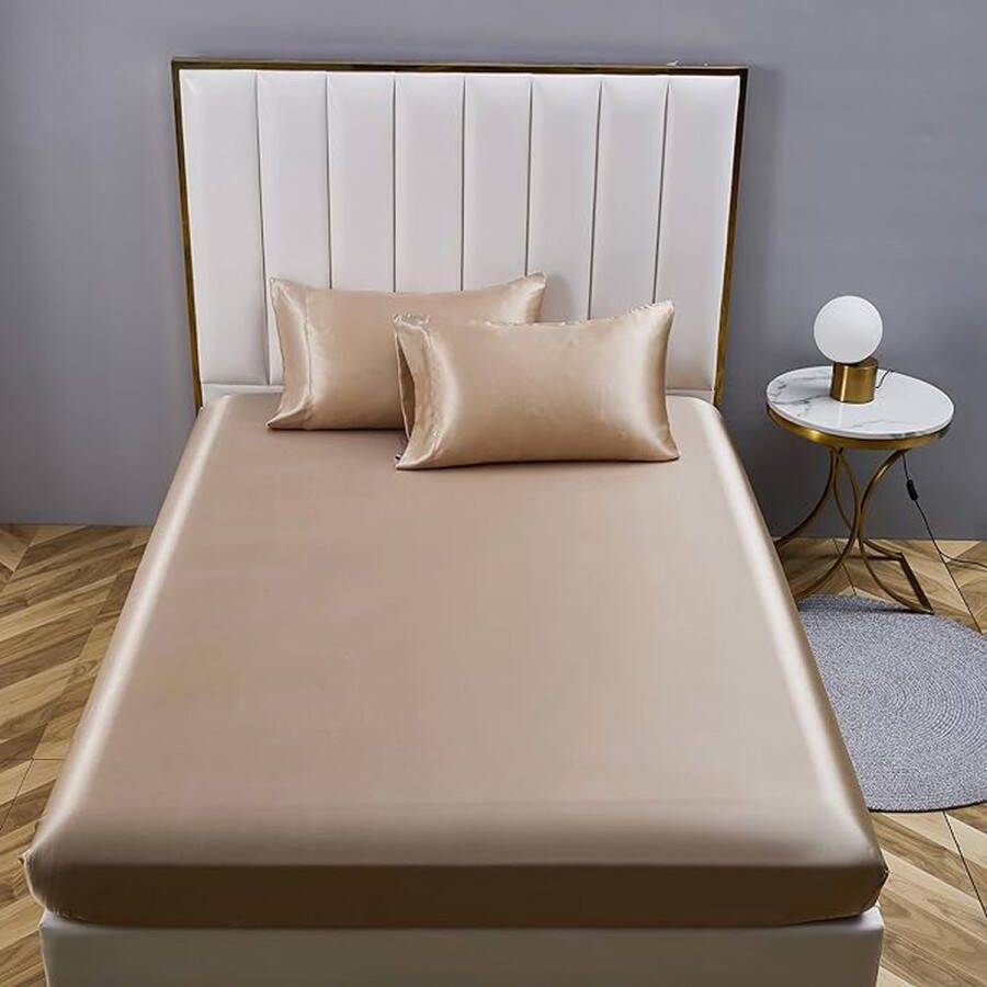 Katoenen hoeslaken Hoogwaardige Kwaliteit Topper Matras Hoeslaken Topper Mattress Fitted Sheet 140 x 200 x 30 cm - Foto 4