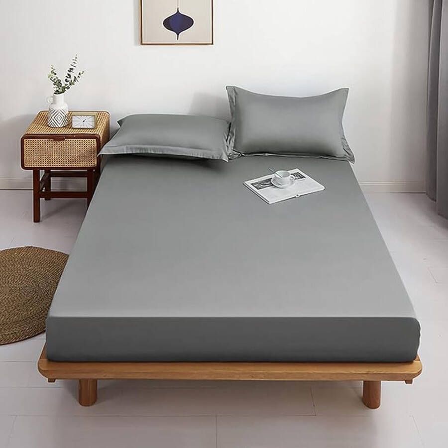 Katoenen hoeslaken Hoogwaardige Kwaliteit Topper Matras Hoeslaken Topper Mattress Fitted Sheet 160x200 cm