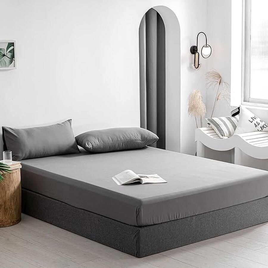 Katoenen hoeslaken Hoogwaardige Kwaliteit Topper Matras Hoeslaken Topper Mattress Fitted Sheet 140x200+30cm - Foto 2