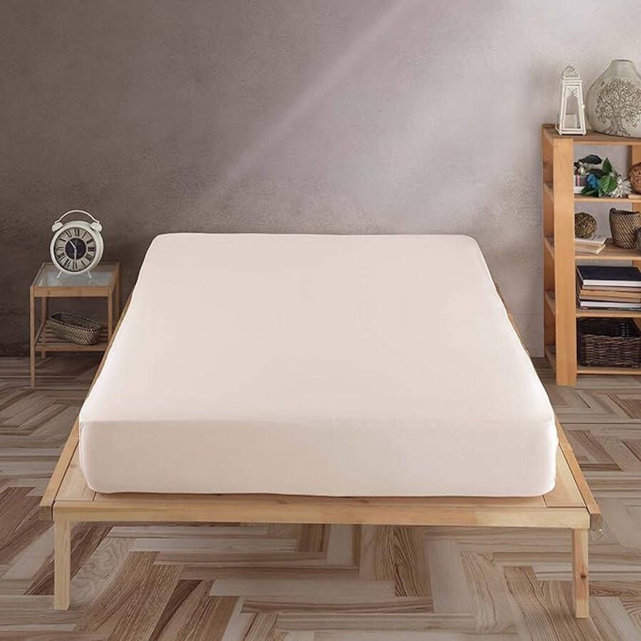 Katoenen hoeslaken Hoogwaardige Kwaliteit Topper Matras Hoeslaken Topper Mattress Fitted Sheet 200x200 cm - Foto 2