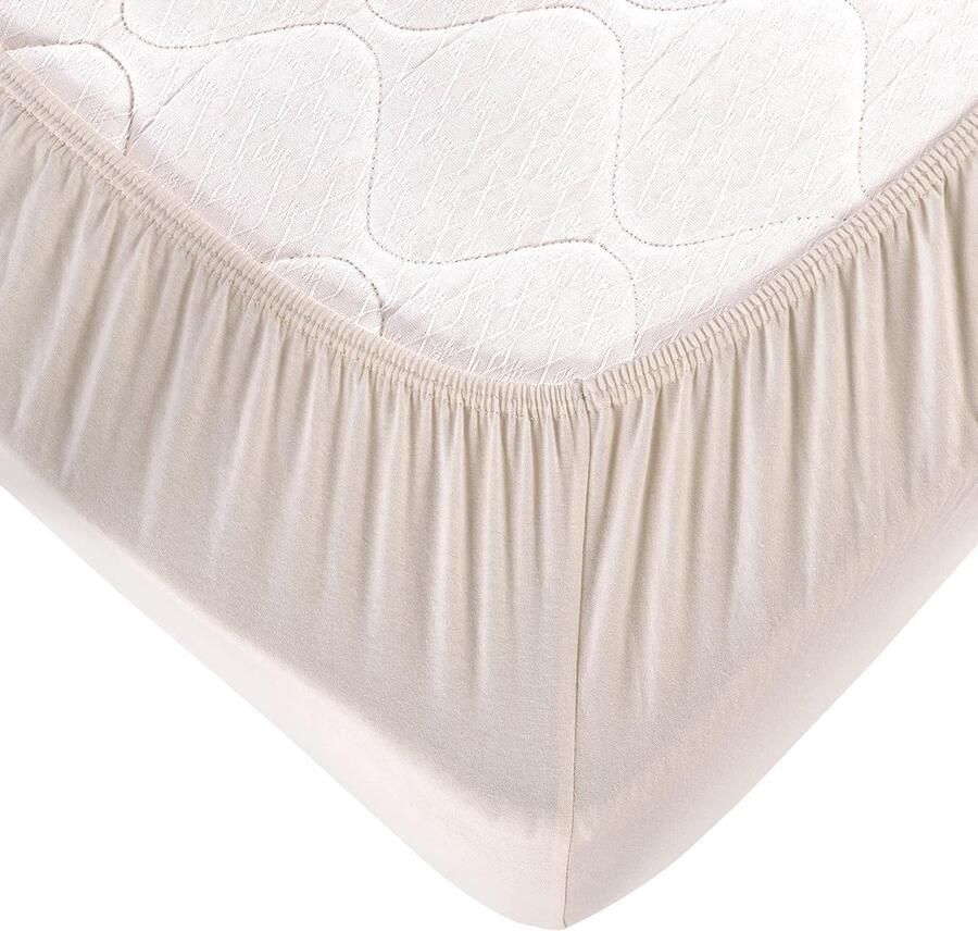 Katoenen hoeslaken Hoogwaardige Kwaliteit Topper Matras Hoeslaken Topper Mattress Fitted Sheet 200x200 cm