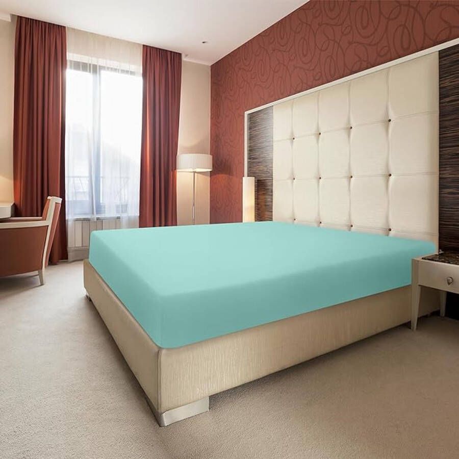 Katoenen hoeslaken Hoogwaardige Kwaliteit Topper Matras Hoeslaken Topper Mattress Fitted Sheet 90 x 200 cm