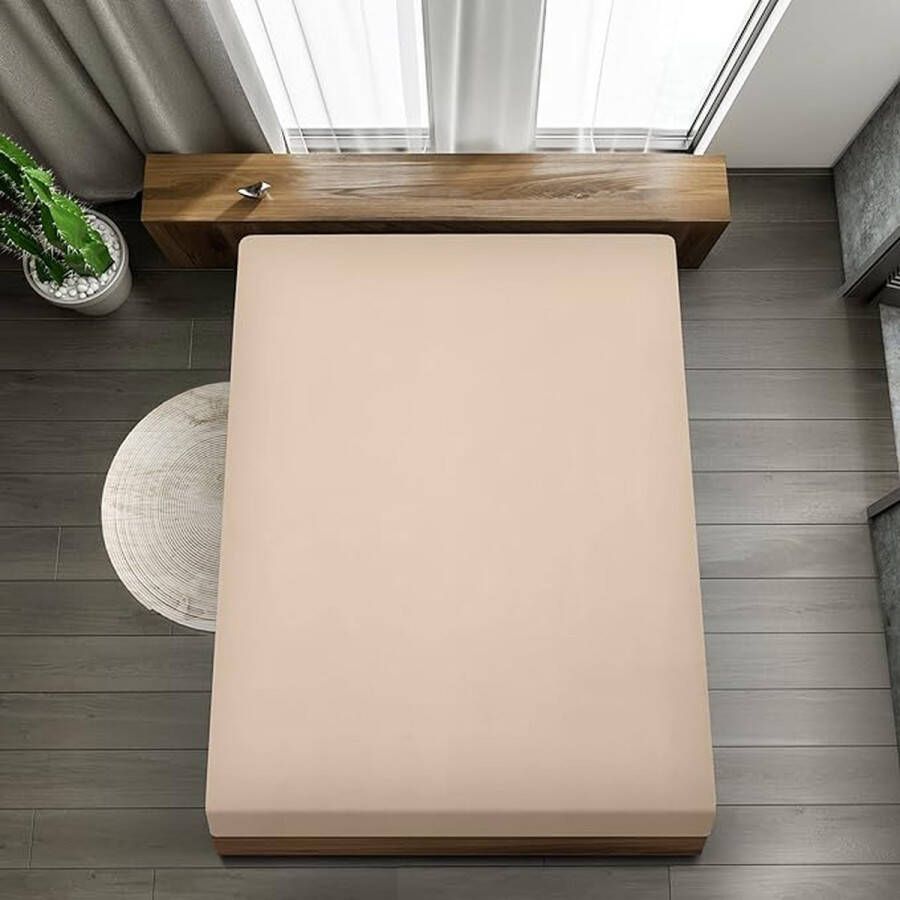 Katoenen hoeslaken Hoogwaardige Kwaliteit Topper Matras Hoeslaken Topper Mattress Fitted Sheet 90 x 190 cm