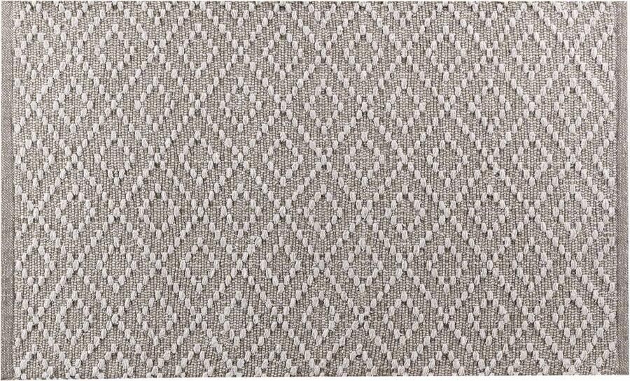 Katoenen tapijt met verhoogd patroon DORANA 50 x 80 cm