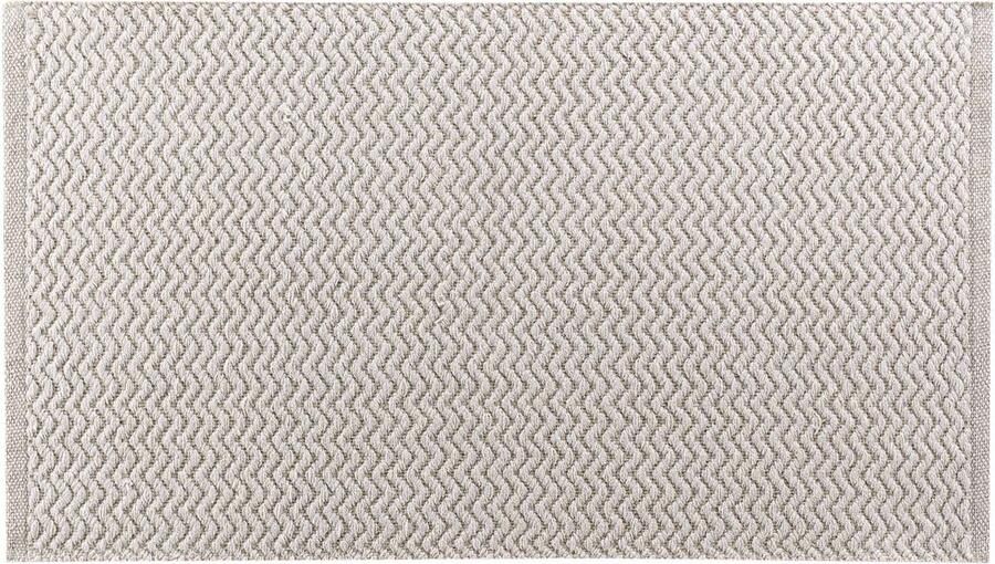 Katoenen tapijt met verhoogd patroon FLAVIO 50 x 80 cm