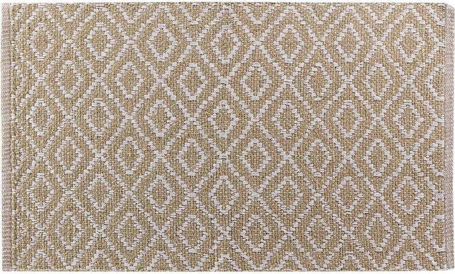 Katoenen tapijt met verhoogd patroon LAZARO 50 x 80 cm