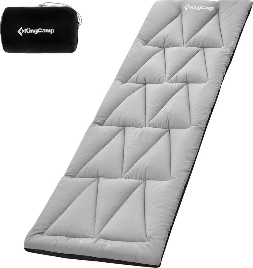 Katoenen veldbed superlicht en draagbaar multifunctioneel voor campingbed tuinligstoel zonnebed ook als slaapmat of reisdeken voor kamperen outdoor reizen en thuisgebruik