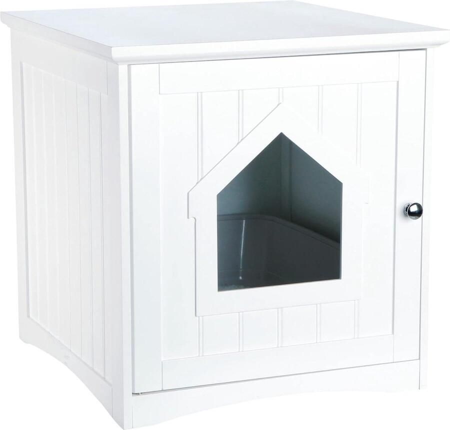 Kattenkast Kattenhuis 40290 Kattentoilet 49 x 51 x 51 Wit