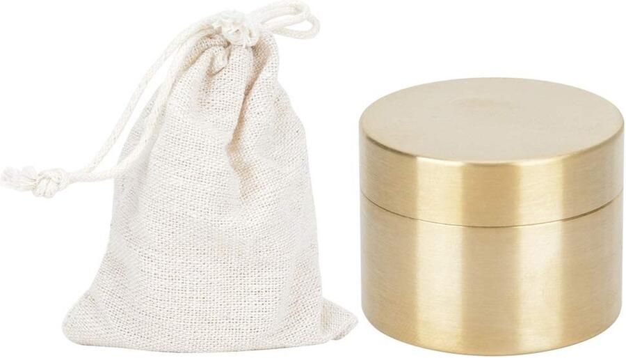 Ke enso Messing Pil Case verzegeld Container Box Koper Pil Fob Houder Ronde Vorm Stofdicht Waterdicht Vochtpro Waterdicht Droog (S)