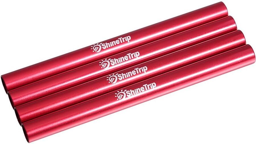 Keenso Rod vouwtentstang reparatiebuis 4 stuks aluminiumlegering tentstang reparatie buis gereedschap camping accessoires voor diameter 7 9 8 5 mm Kampeertenten en-Kit De Réparation Poteaux Tente