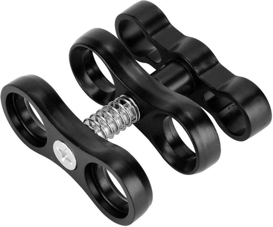 Keenso Took camerahouder aluminiumlegering mini vlinderclip duikkoplamp klem adapter houder Duiken